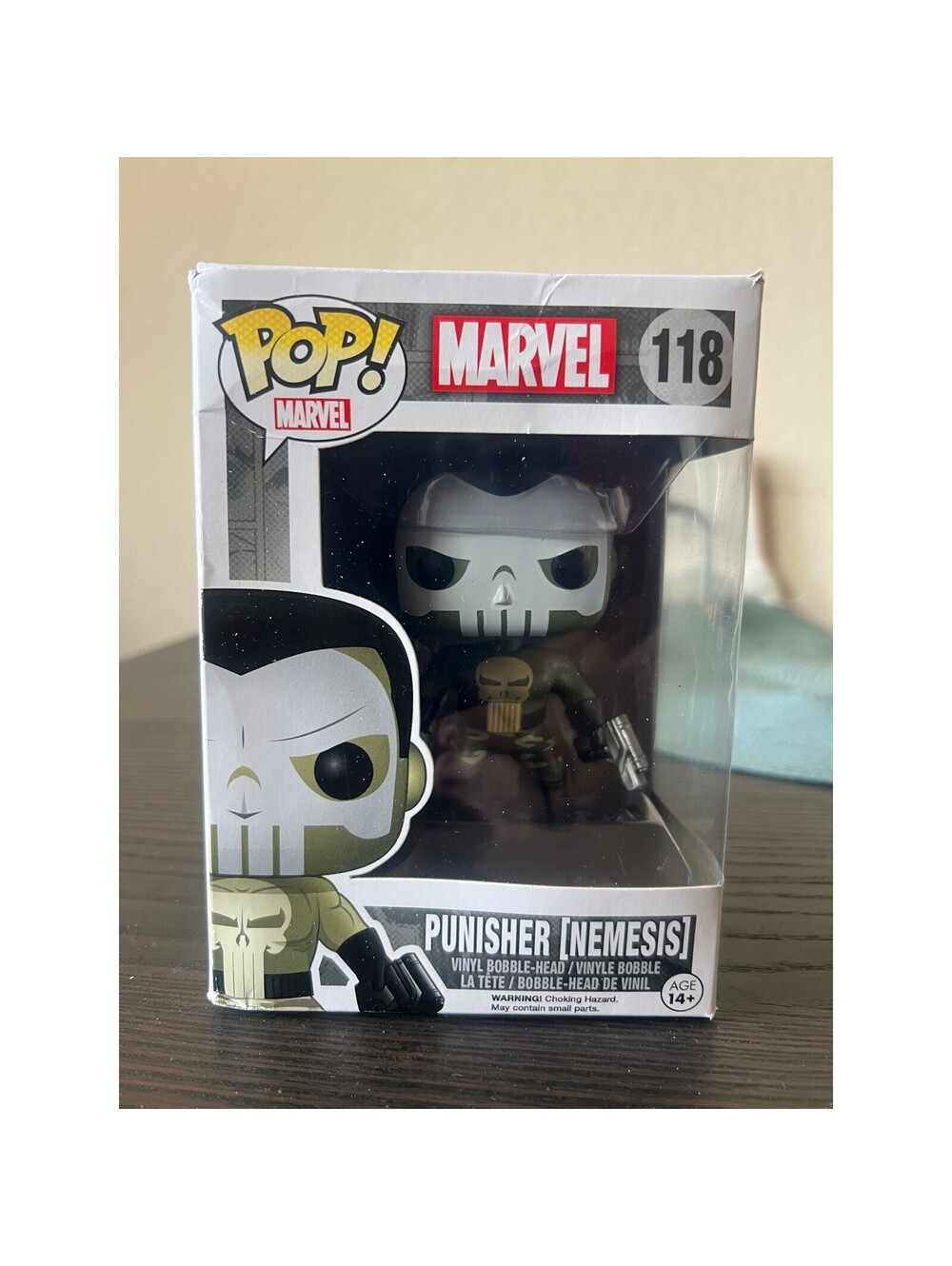 VAULTED Punisher Nemesis Marvel Funko Pop Bobblehead #118 Comics Legends Vinyl